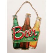 Fémtábla fém falikép Beer Taster