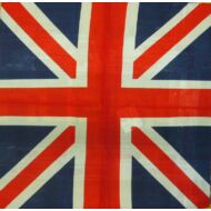 Kendő angol zászló mintás