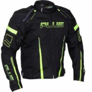 Plus Racing Ray motoros kabát fekete/neon