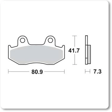 Fékbetét Brenta FT3034 /FDB382