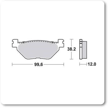 Fékbetét Brenta FT3058 /MCB768 /MCB722