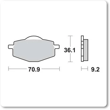 Fékbetét Brenta FT3085 /FDB383