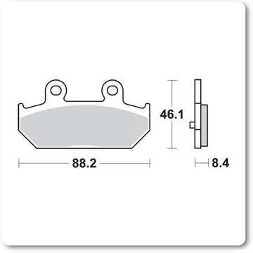 Fékbetét Brenta FT3104 /MCB751