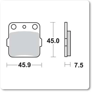 Fékbetét Brenta FT3106 /FDB381 /561