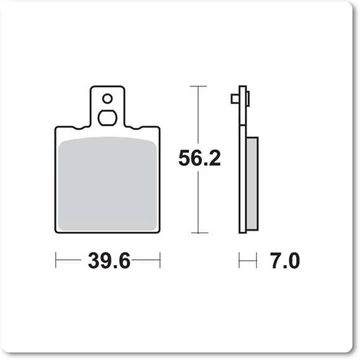 Fékbetét Ferodo FDB207EF /MCB75 /FT3029