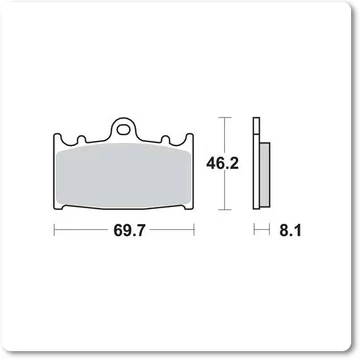 Fékbetét Ferodo FDB574P /FT3062