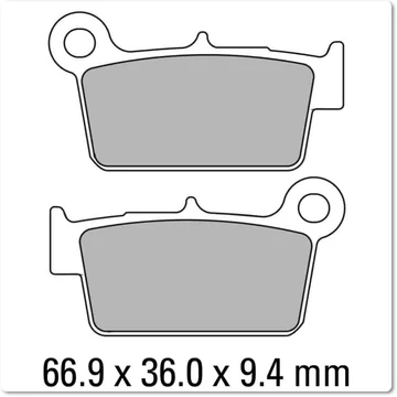 Fékbetét Ferodo FDB2162P /FT3101 /MCB739 Fékbetét Ferodo FDB2162P /FT3101 /MCB739