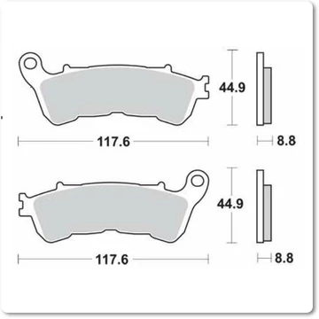 Fékbetét Ferodo FDB2196P /MCB776 Fékbetét Ferodo FDB2196P /MCB776