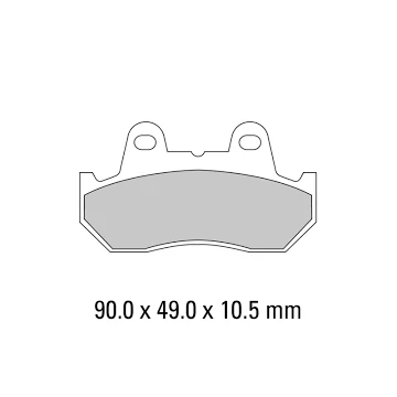 Fékbetét Ferodo FDB244P Fékbetét Ferodo FDB244P