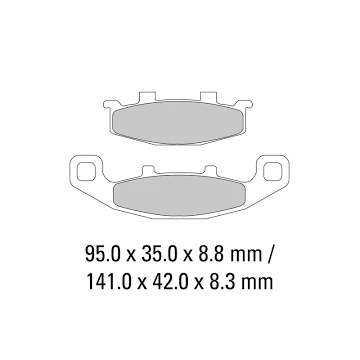 Fékbetét Ferodo FDB481P /MCB569