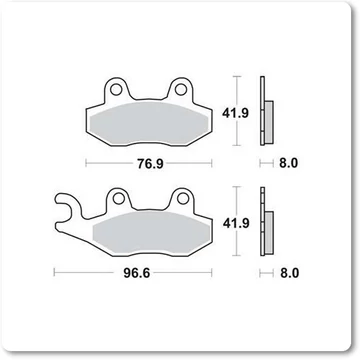 Fékbetét Magyar 21252