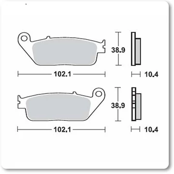 Fékbetét magyar 21380