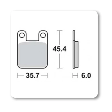 Fékbetét TRW Lucas MCB535 /FT3015 /FRP405
