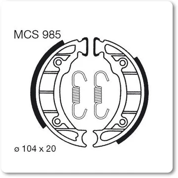Fékbetét TRW Lucas MCS985 Fékbetét TRW Lucas MCS985