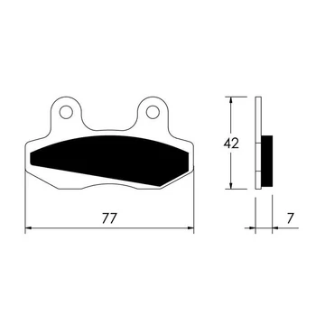Fékbetét Vicma H122 /FDB312 /MCB525 Fékbetét Vicma H122 /FDB312 /MCB525