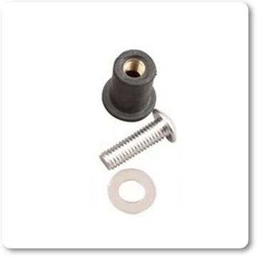 Gumianya + csavar M5 ezüst/db Gumianya + csavar M5 ezüst/db