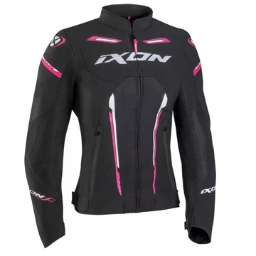 IXON Striker Air WP Black white fushia női S motoros kabát