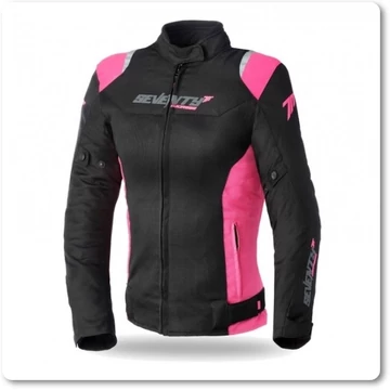 SEVENTY DEGREES SD-JR50 fekte/pink XL NŐI RACING NYÁRI motoros kabát