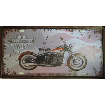 fémtábla 30x15 Speed King piros fémtábla 30x15 Speed King piros