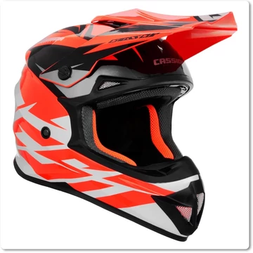 Cassida Cup Two orange XL cross bukósisak