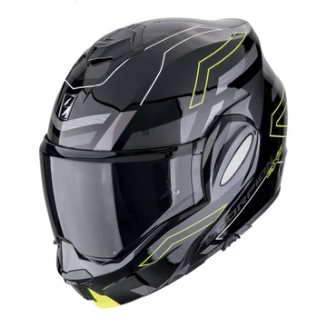 SCORPION EXO-TECH EVO CONQUER Black-Neon yellow S bukósisak