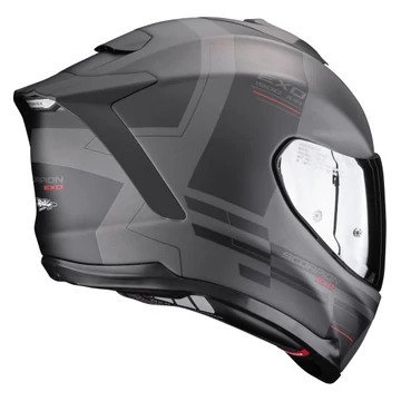 SCORPION EXO-1500 AIR DUAL Matt Silver-Black-Red M Bukósisak
