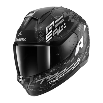 Shark Ridill 2 Molokai fekete-fehér-ezüst M zárt motoros bukósisak