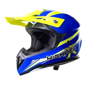 Highper X Cross kék fluo XL bukósisak