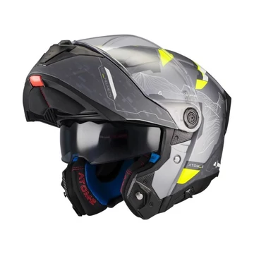MT Atom2 SV Highlands E2 matt szürke/neon M