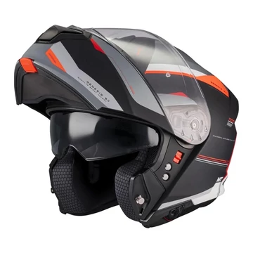 MT Genesis SV Raccoon B5 matt fekete-piros L