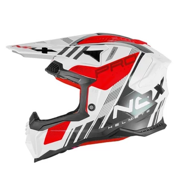 Nox N634 Storm piros fehér fekete M