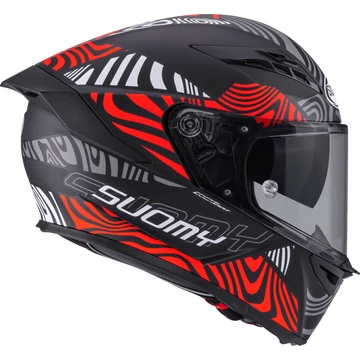 Suomy Stellar 2 Molten matt fekete / Piros S