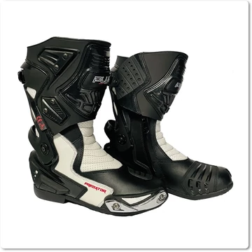 Plus Racing Predator fehér 45 sport motoros csizma