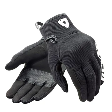 Revit Access fekete fehér S női motoros kesztyű
