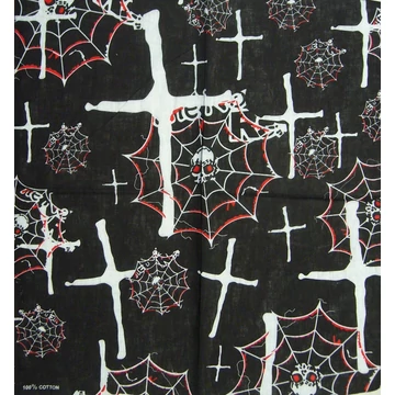 Kendő, motoros kendő skull pókhálós