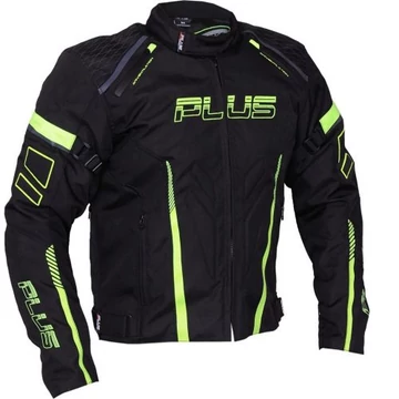 Plus Racing Ray fekete/neon XL motoros kabát