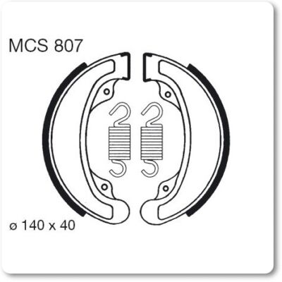 Fékbetét TRW Lucas MCS807 /FSB708 Honda
