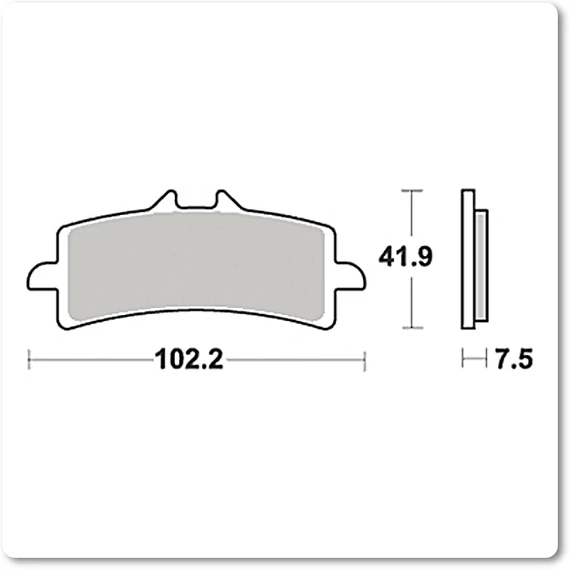 Fékbetét Brenta FT4113 /FDB2218ST