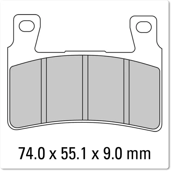 Fékbetét Ferodo FDB2079P /FT3011 /MCB703