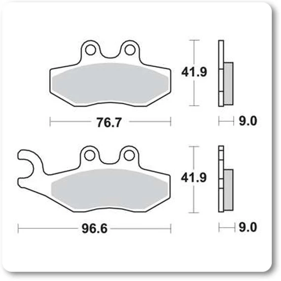 Fékbetét Brenta FT3041 /FDB2142EF /MCB744