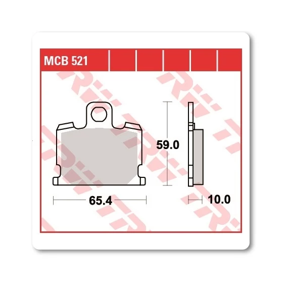 Fékbetét TRW Lucas MCB521
