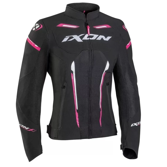 IXON Striker Air WP Black white fushia S motoros kabát