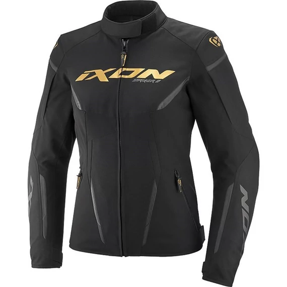 IXON Striker 2 Air WP Black Gold M motoros kabát