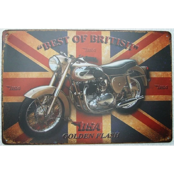fémtábla 30x20 BSA "Best Of British"