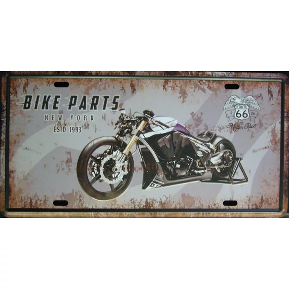 fémtábla 30x15 Bike parts 