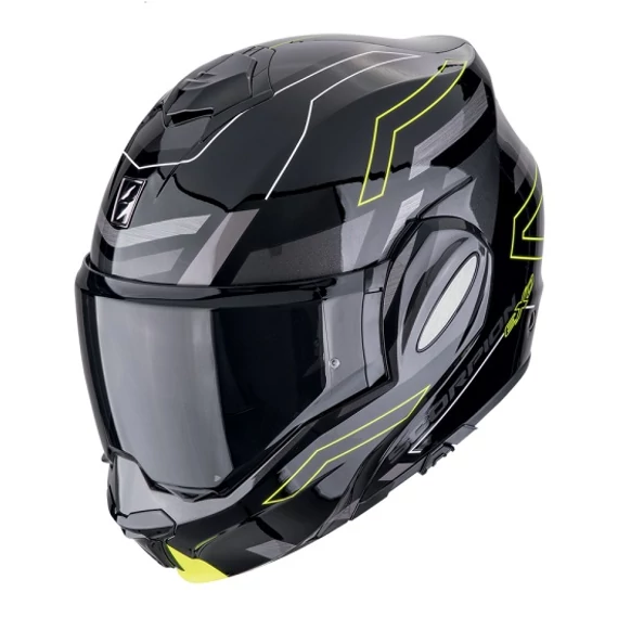 SCORPION EXO-TECH EVO CONQUER Black-Neon yellow M bukósisak