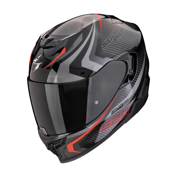 Scorpion EXO-520 EVO AIR TERRA piros/ezüst/fekete L zárt bukósisak