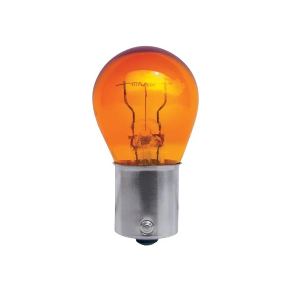 12V 21W BA15s narancs izzó