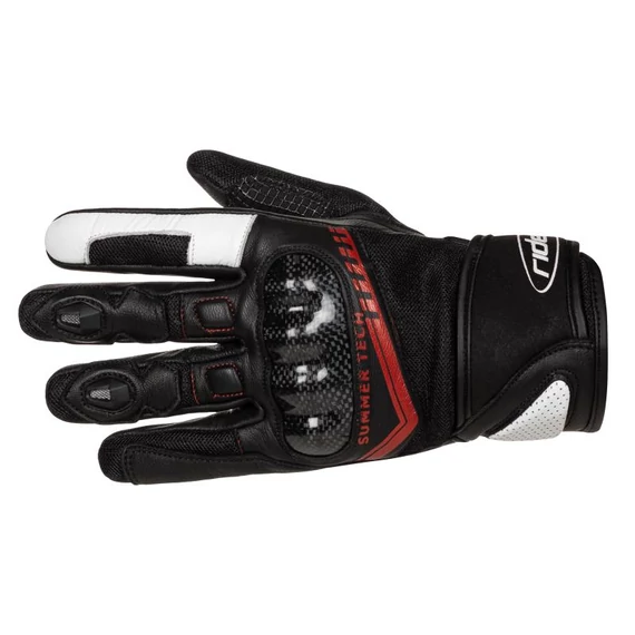 Ridero kesztyű fehér piros XXL