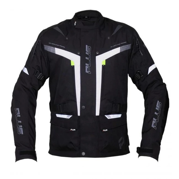 Plus Racing Planet fekete M motoros kabát